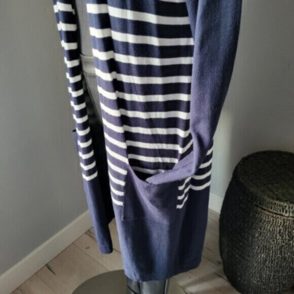 Yest Long Open Cardigan Sweater Sz 12 - Picture 5 of 14